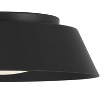 11-Inch Sand Black Pez Outdoor LED Flush Mount