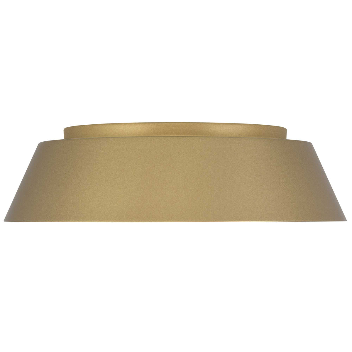 15-Inch Painted Brass Pez Outdoor LED Flush Mount