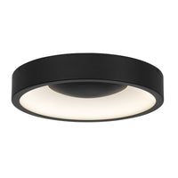 11-Inch Sand Black Stellar Outdoor LED Flush Mount