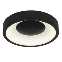 11-Inch Sand Black Stellar Outdoor LED Flush Mount
