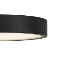 11-Inch Sand Black Stellar Outdoor LED Flush Mount