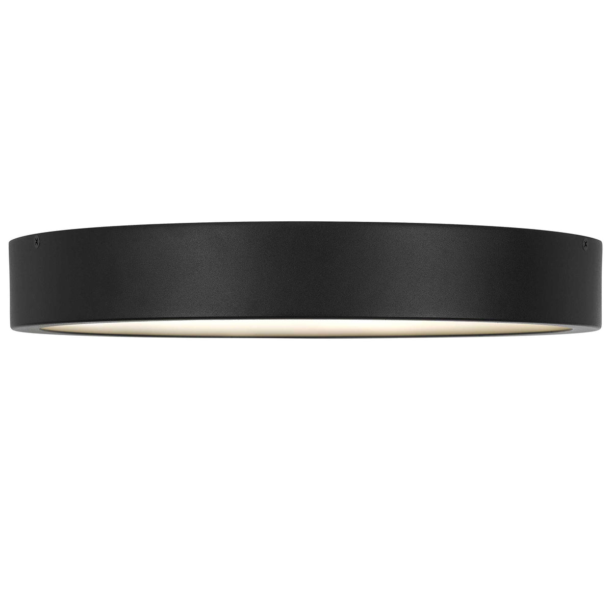 14-Inch Sand Black Stellar Outdoor LED Flush Mount