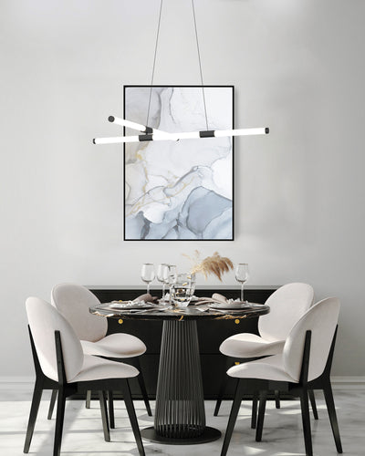 Akari 48-in Aluminum Chandelier