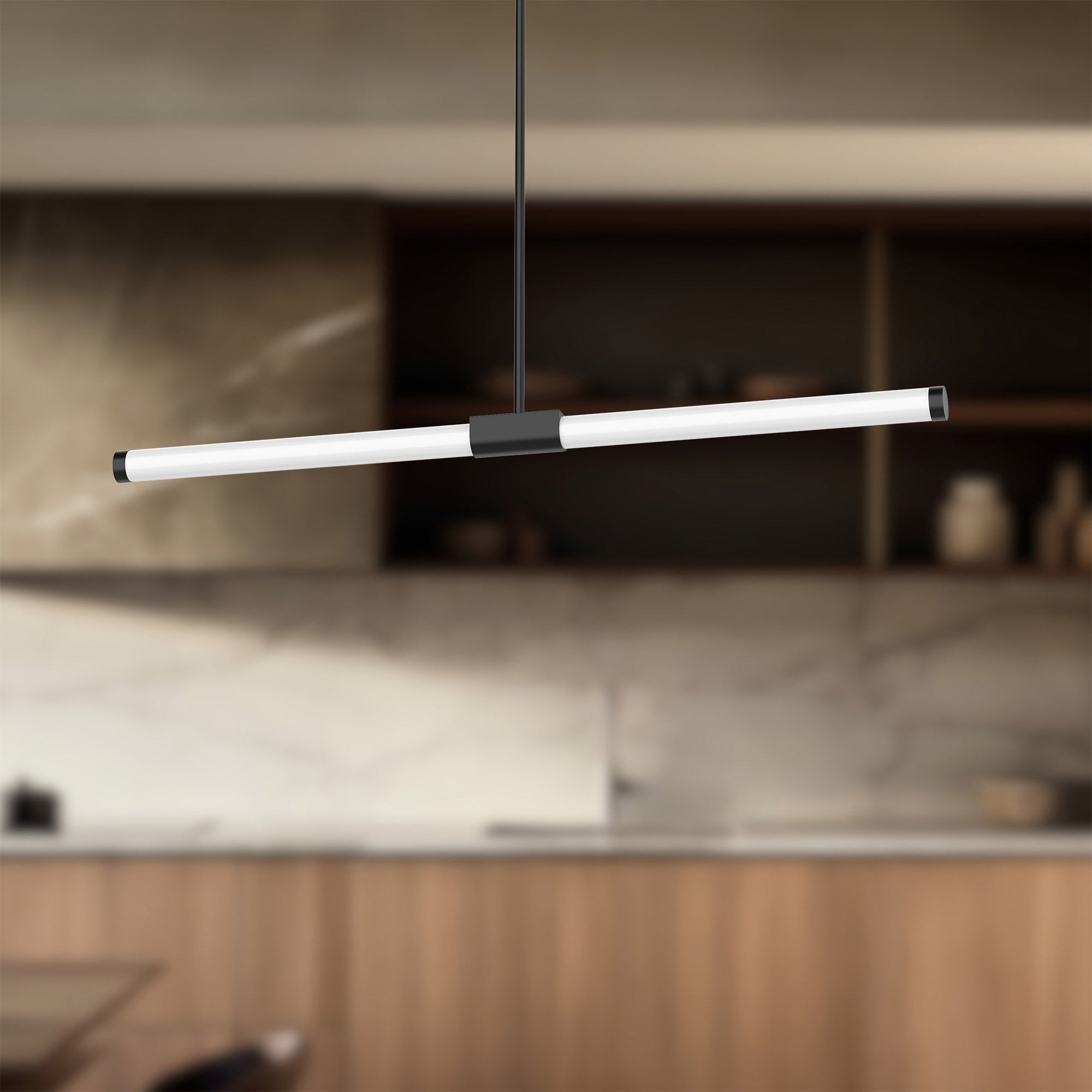 Akari 37-in Aluminum Linear Pendant