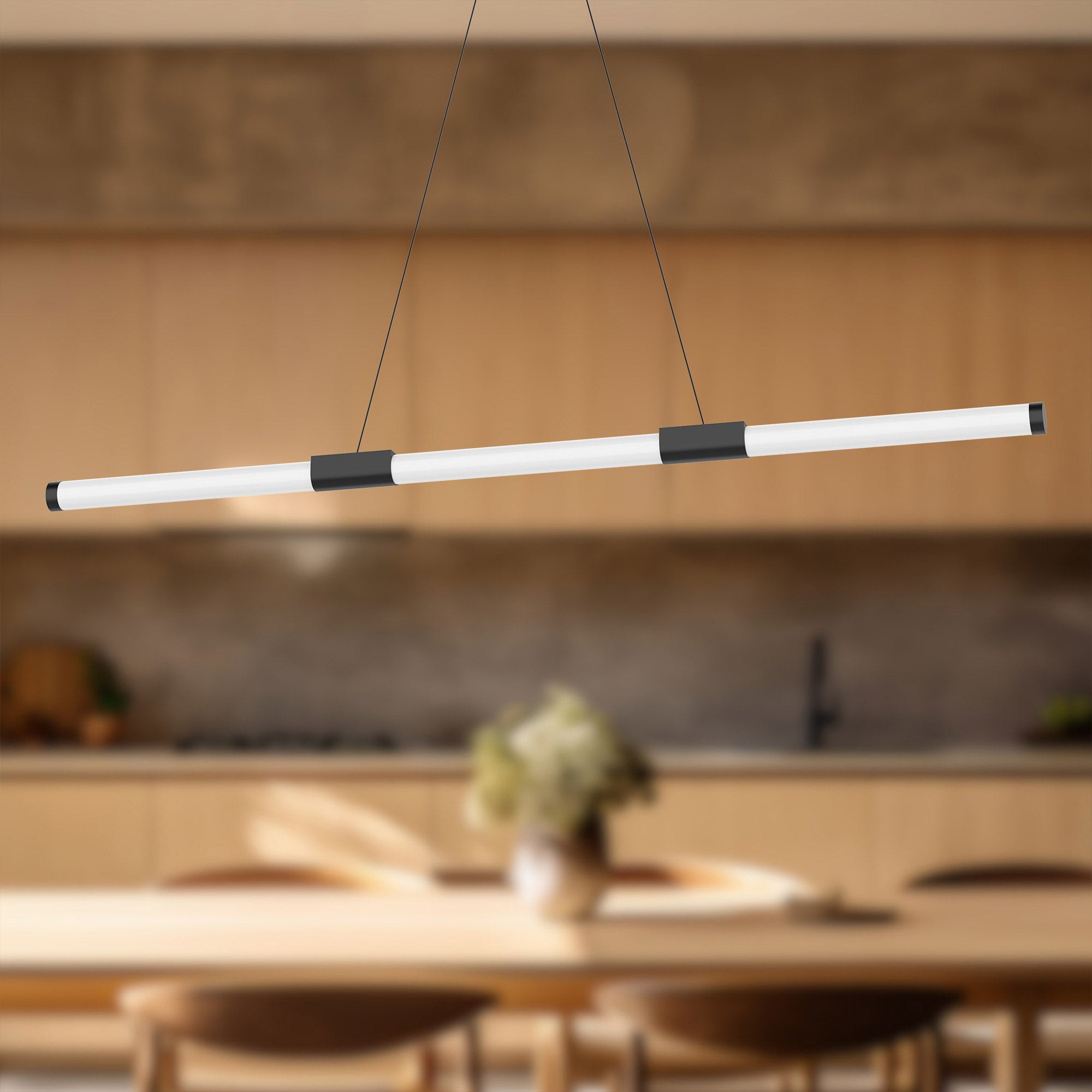 Akari 48-in Aluminum Linear Pendant