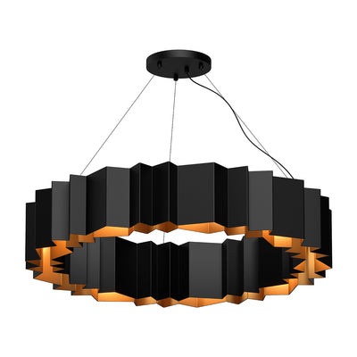 Akira 40-in Steel Chandelier