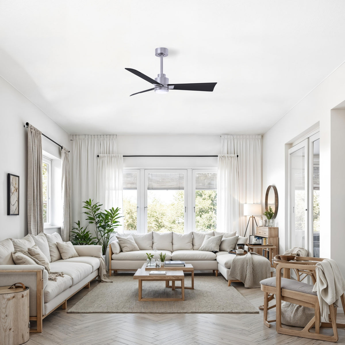 Alessandra 3-Blade Ceiling Fan with LED Light Kit