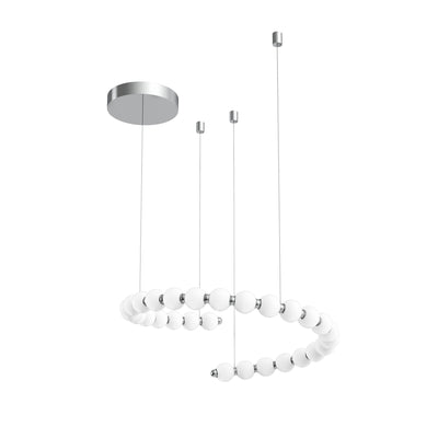 Akoya 29 Light Steel Chandelier