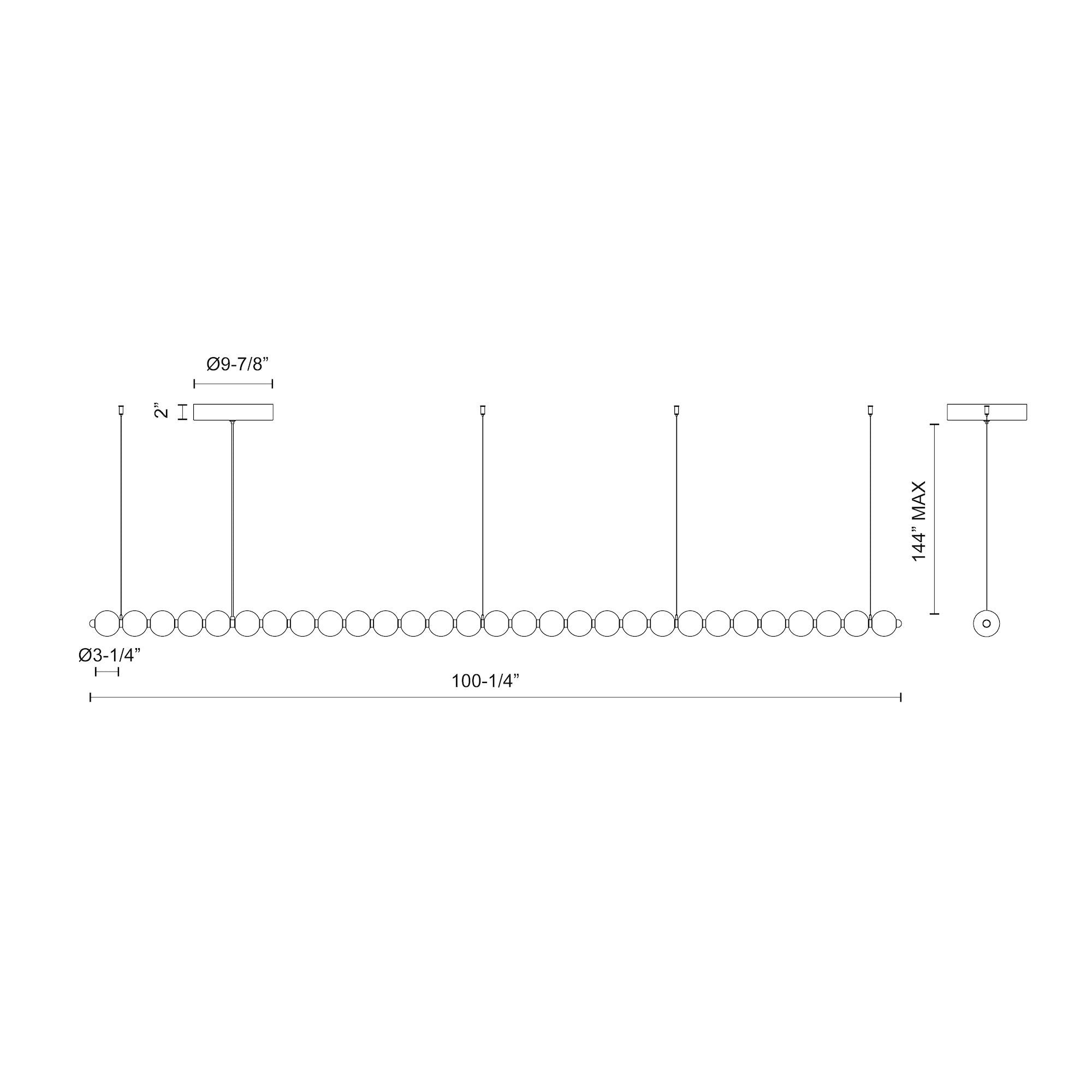 Akoya 29 Light Steel Chandelier