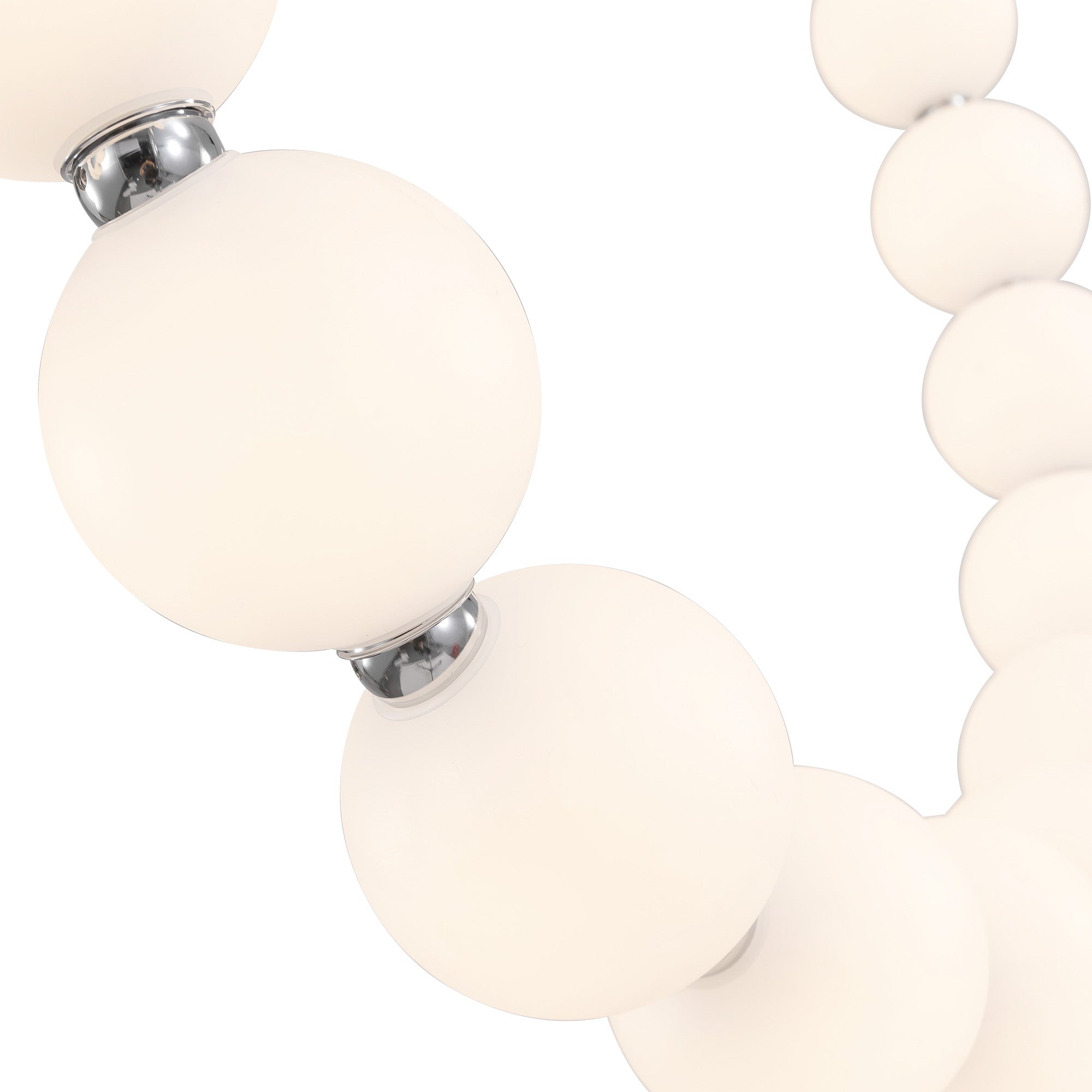 Akoya 48 Light Steel Chandelier