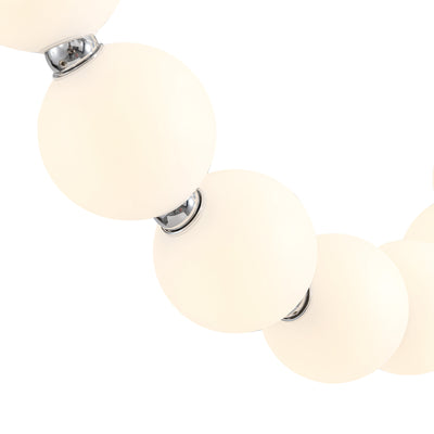 Akoya 48 Light Steel Chandelier