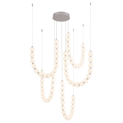 Akoya 80 Light Steel Chandelier