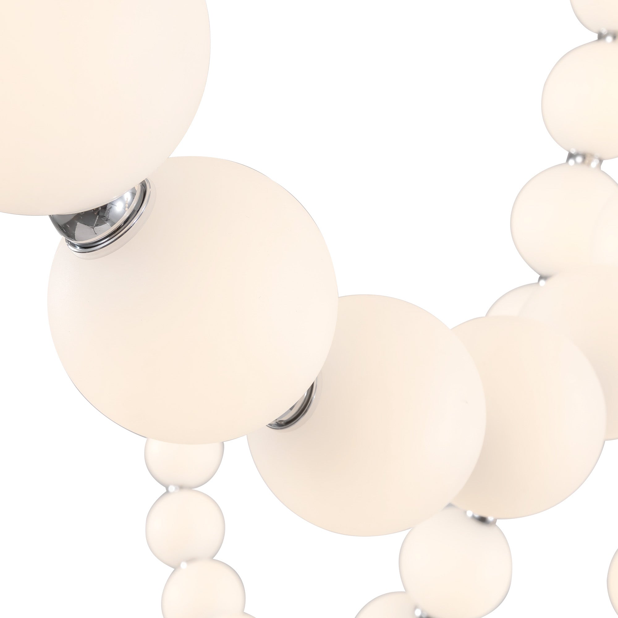 Akoya 80 Light Steel Chandelier