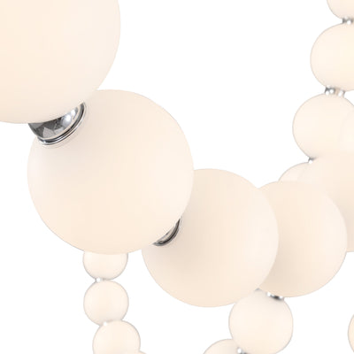 Akoya 80 Light Steel Chandelier