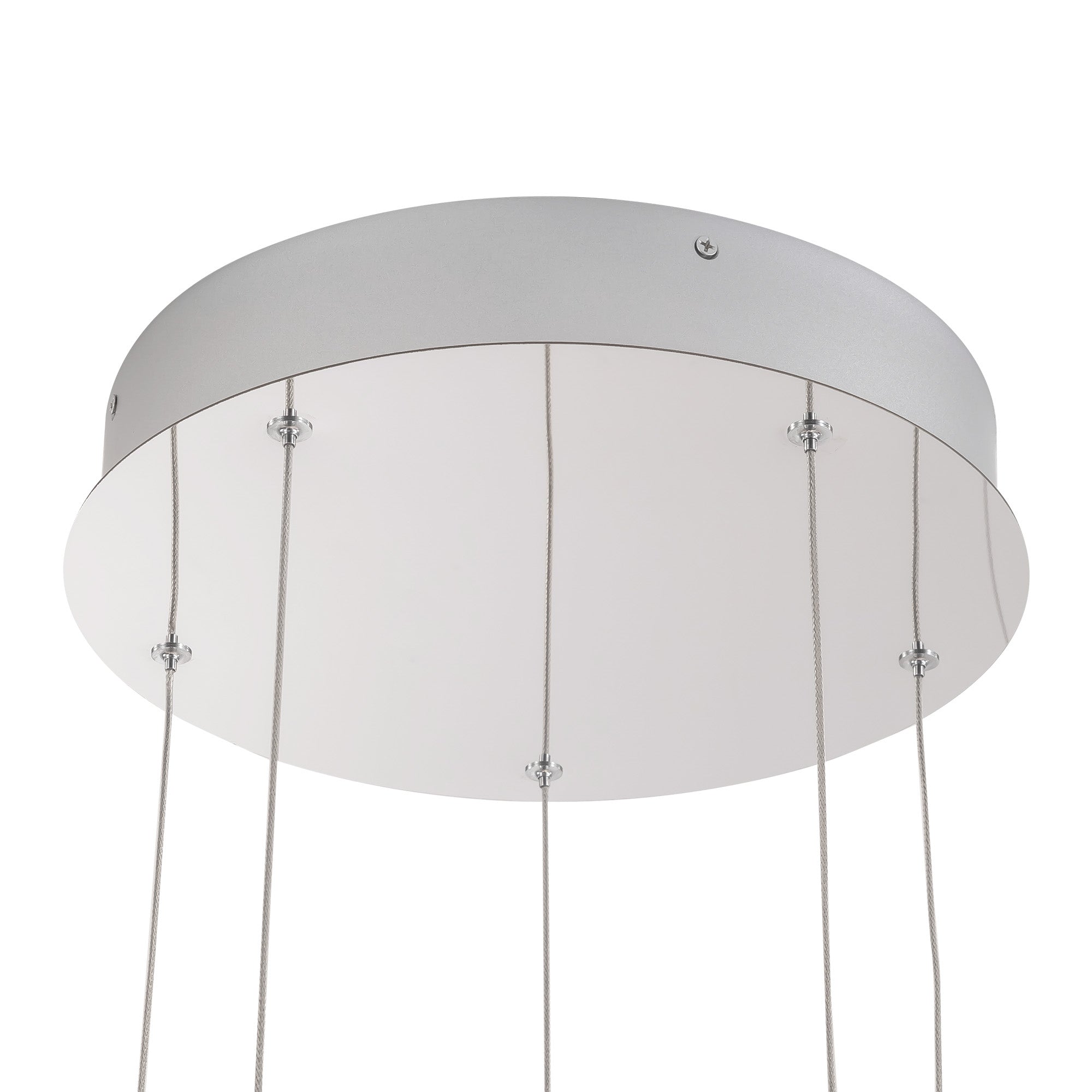 Akoya 80 Light Steel Chandelier