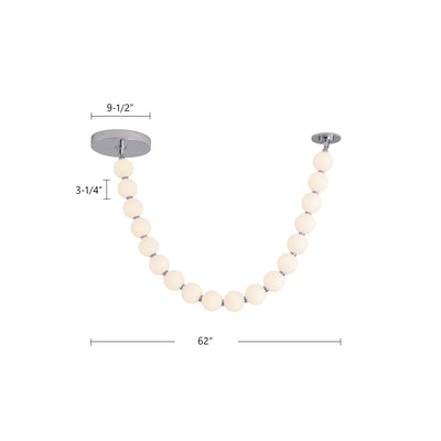Akoya 5-ft Steel Pendant