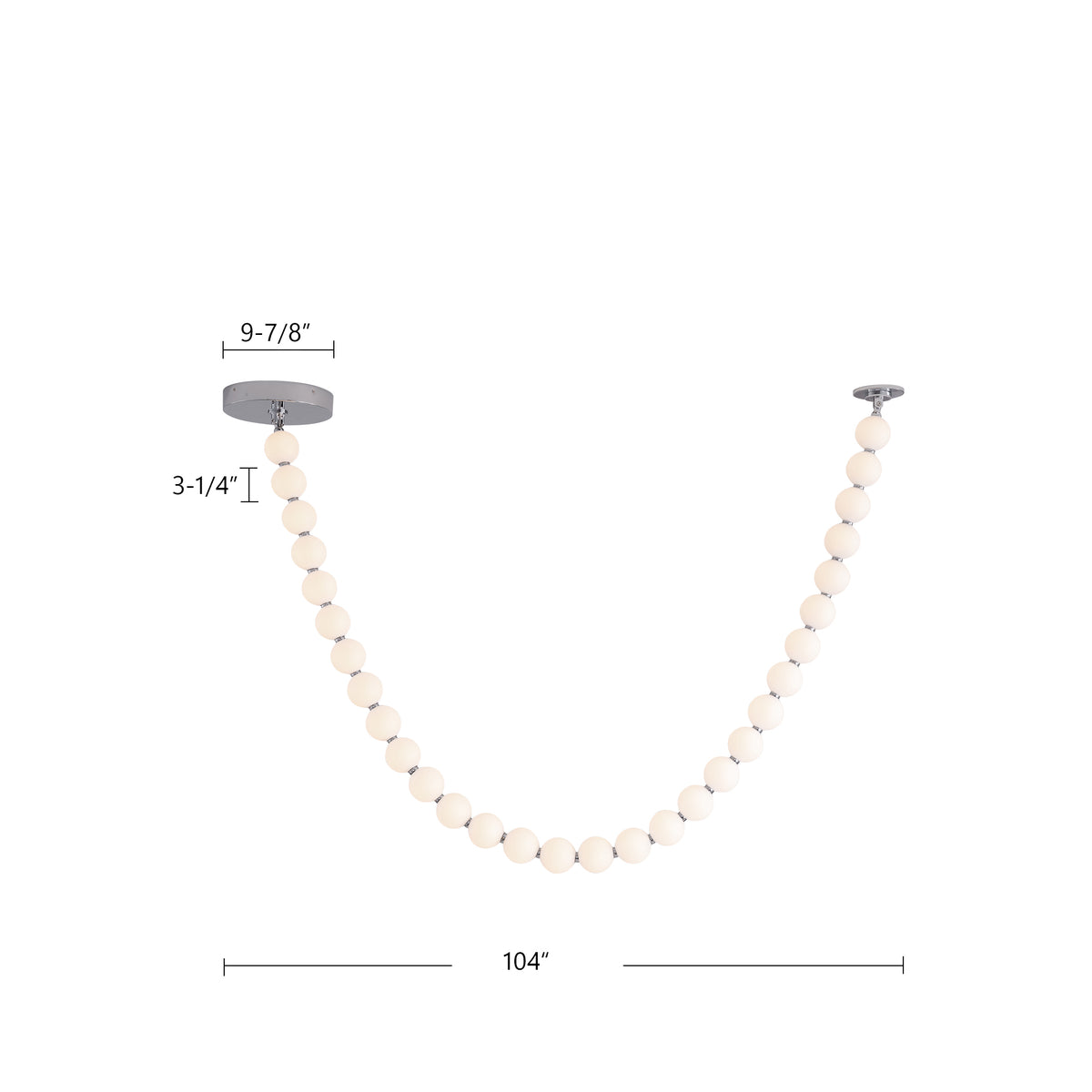 Akoya 8.5-ft Steel Pendant