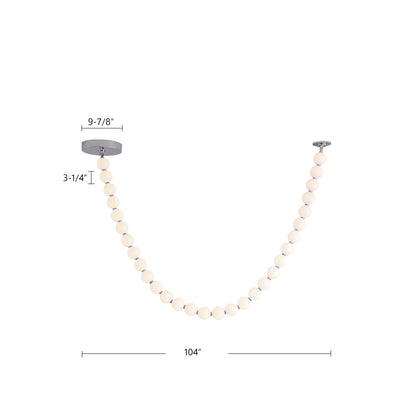 Akoya 8.5-ft Steel Pendant