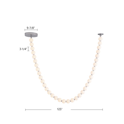 Akoya 10.5-ft Steel Pendant