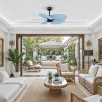 Alessandra Tropical 5-Blade Ceiling Fan Without Light Kit