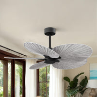 Alessandra Tropical 5-Blade Ceiling Fan Without Light Kit