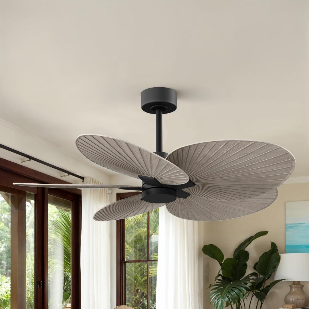Alessandra Tropical 5-Blade Ceiling Fan Without Light Kit