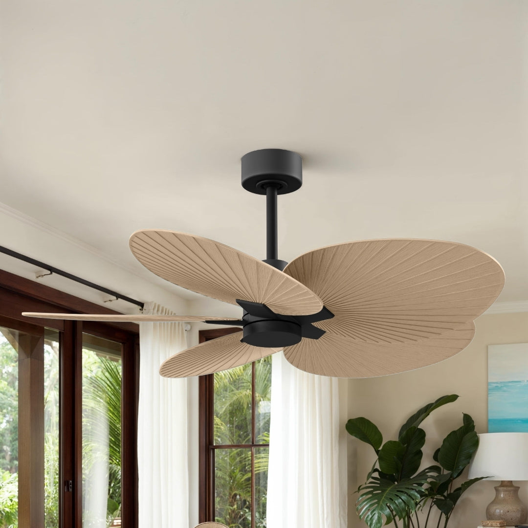 Alessandra Tropical 5-Blade Ceiling Fan Without Light Kit