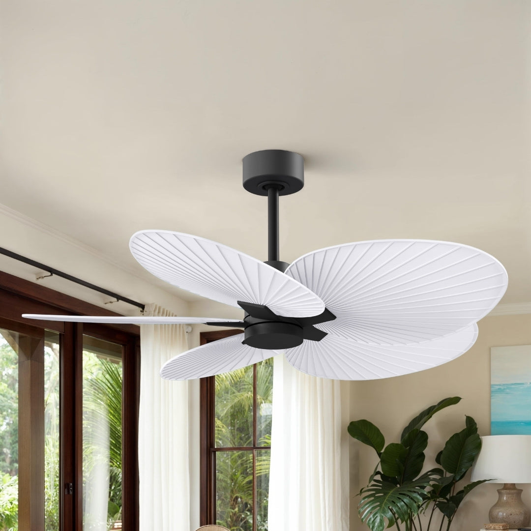 Alessandra Tropical 5-Blade Ceiling Fan Without Light Kit