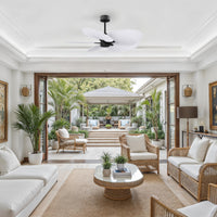 Alessandra Tropical 5-Blade Ceiling Fan Without Light Kit