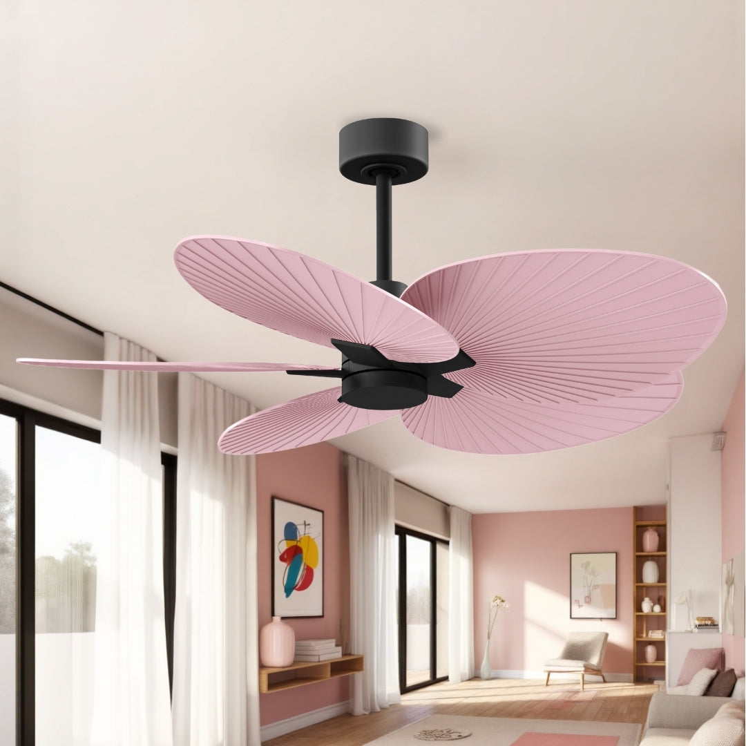 Alessandra Tropical 5-Blade Ceiling Fan Without Light Kit
