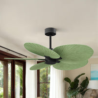 Alessandra Tropical 5-Blade Ceiling Fan Without Light Kit