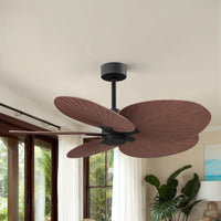 Alessandra Tropical 5-Blade Ceiling Fan Without Light Kit