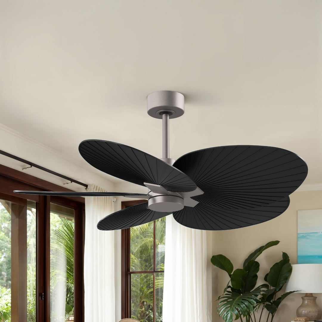 Alessandra Tropical 5-Blade Ceiling Fan Without Light Kit