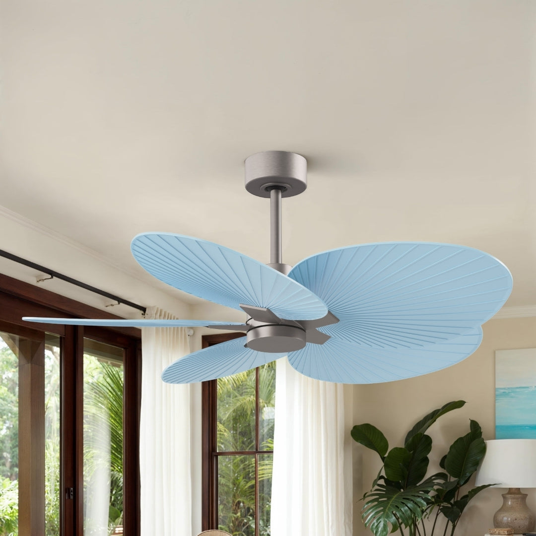 Alessandra Tropical 5-Blade Ceiling Fan Without Light Kit