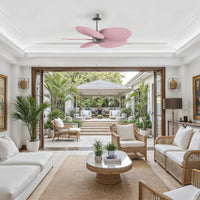 Alessandra Tropical 5-Blade Ceiling Fan Without Light Kit