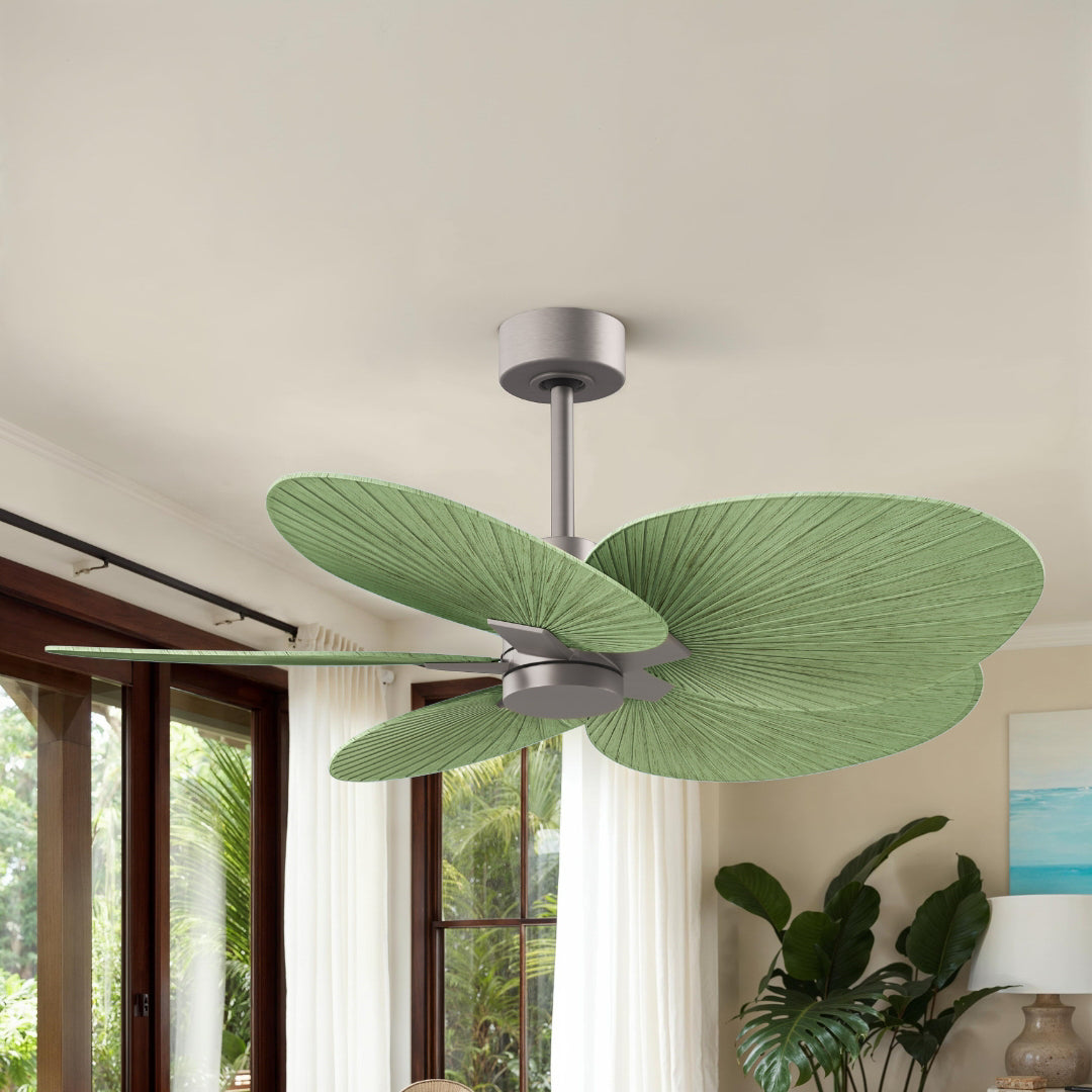 Alessandra Tropical 5-Blade Ceiling Fan Without Light Kit