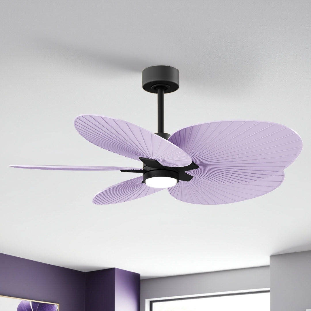 Alessandra Tropical 5-Blade Ceiling Fan with LED Light