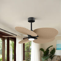 Alessandra Tropical 5-Blade Ceiling Fan with LED Light