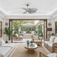Alessandra Tropical 5-Blade Ceiling Fan with LED Light