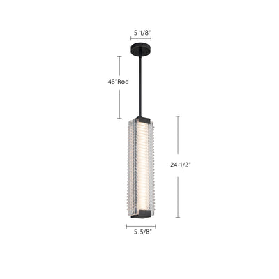 Alai 24-in Steel Pendant