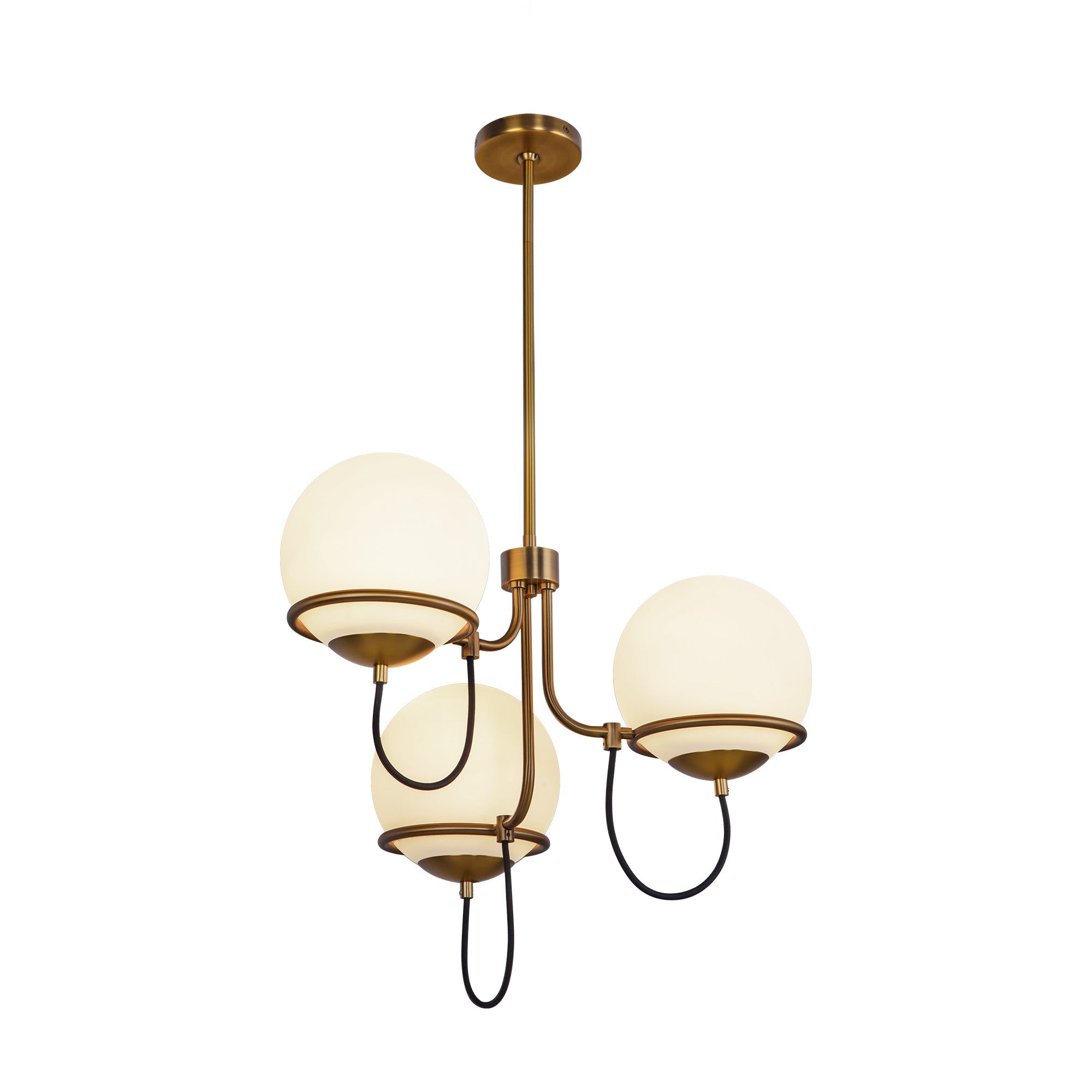 Alba 23-in Steel Chandelier