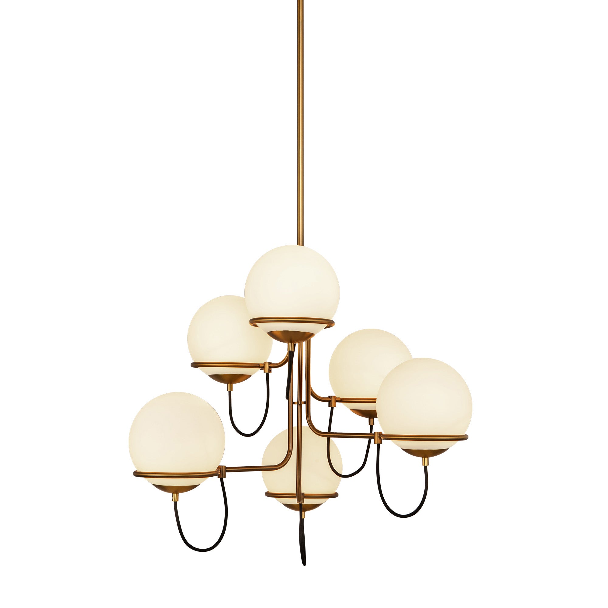 Alba 32-in Steel Chandelier