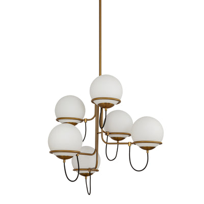 Alba 32-in Steel Chandelier