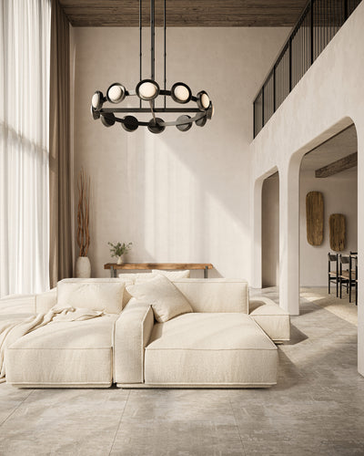 Alonso 50-in Steel Chandelier