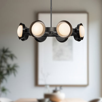 Alonso 37-in Steel Chandelier
