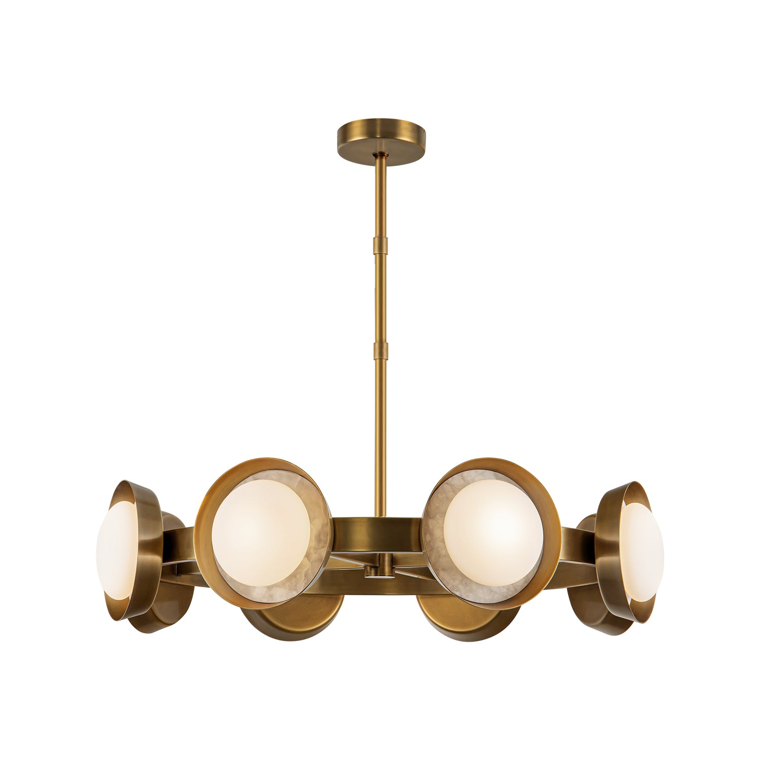 Alonso 37-in Steel Chandelier