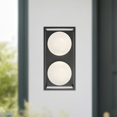 Amelia 13-in Aluminum Outdoor Wall Sconce