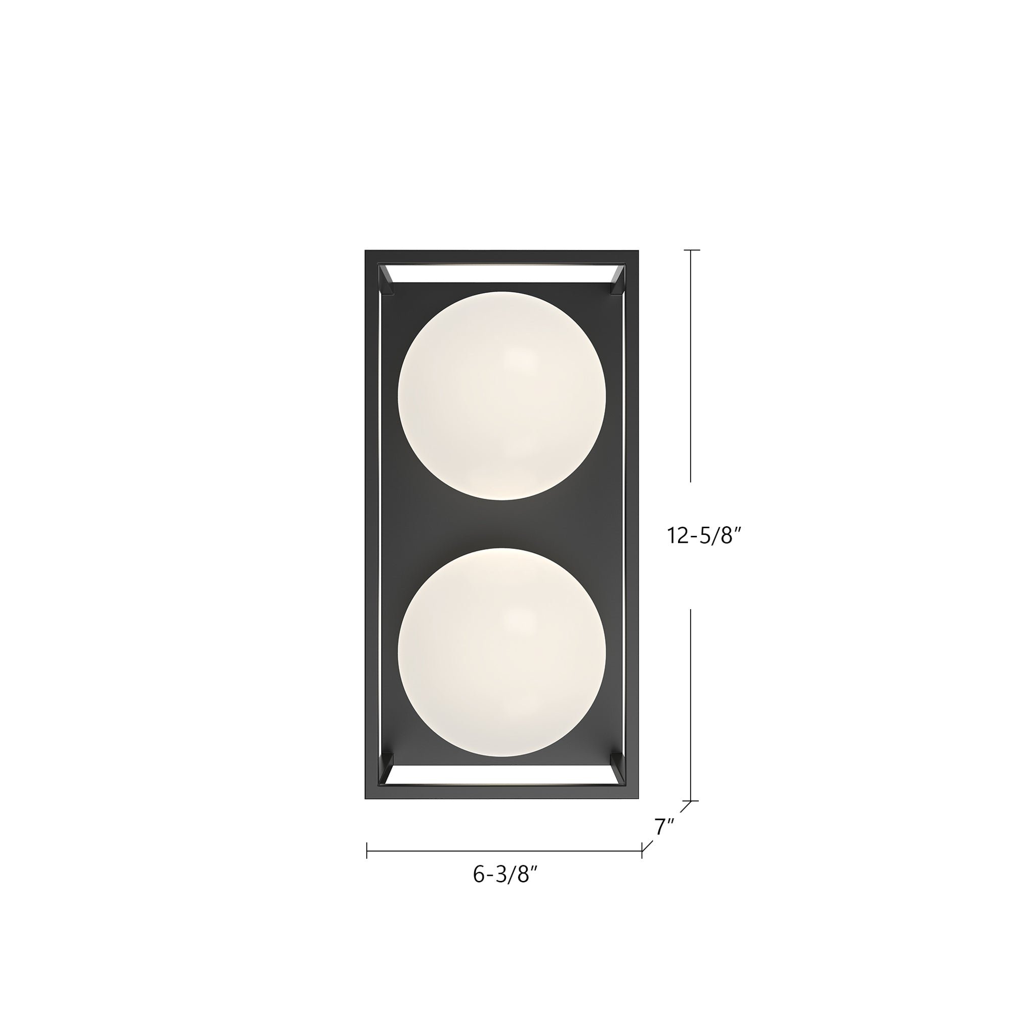 Amelia 13-in Aluminum Outdoor Wall Sconce