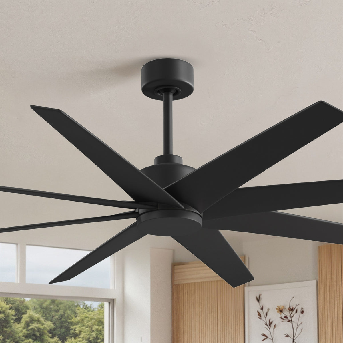 64-Inch Ariella 8-Blade Ceiling Fan Without Light Kit