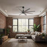 64-Inch Ariella 8-Blade Ceiling Fan Without Light Kit